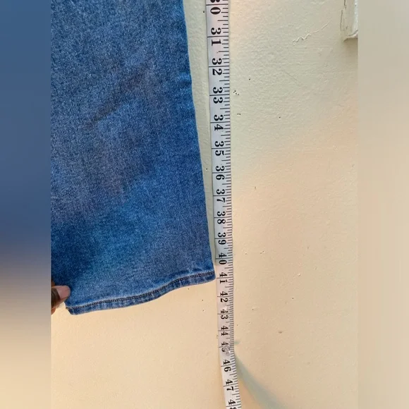 Fashion Nova High Waist Baggy Ankle Length thick texture jeans.Size:13(W30) - Picture 5 of 8